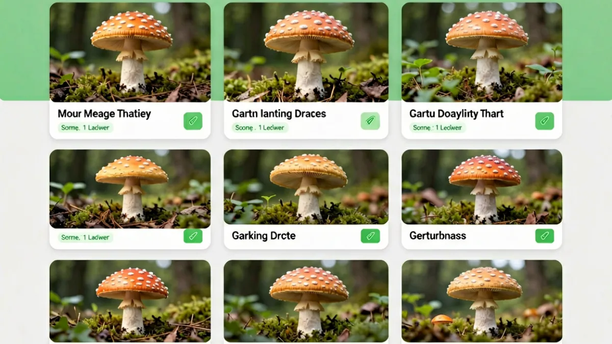 蘑菇视频门户首页概览，展示多个视频栏目卡片并列排布的界面截图